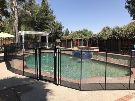 Swimming Pool Livermore Fence Baby Barrier, Pool Safety Fence, California Pools, Invisible Fence, Family Swimming, Safety Fence, Safety Barriers, Family Pool, Pool Safety