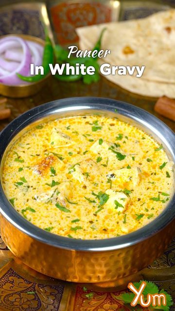 White Gravy, Paneer, Gravy