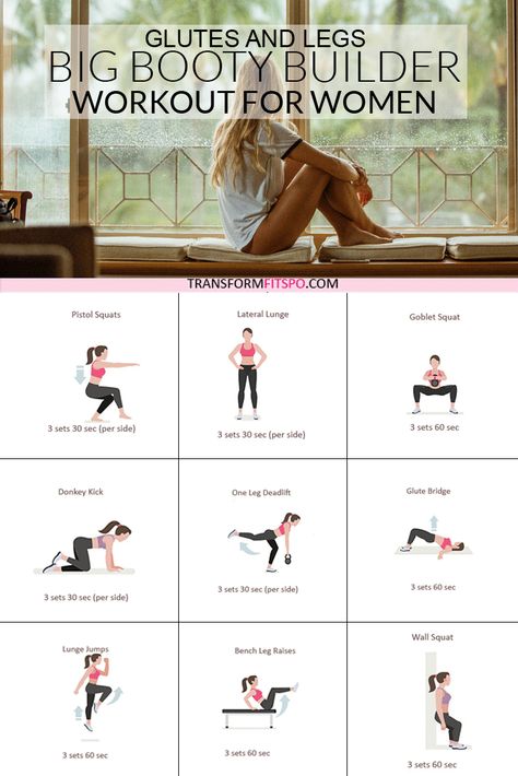 #bigbooty #workoutforwomen #bootybuilder #femalefitness  This workout will give you a big nice shaped booty and tone your glutes and legs at the same time.  You'll be amazed by the fast results. Do this every day for maximum results and don't forget to repin if it helped you! Fitness Before After, Indoor Workout, Workout For Women, Musa Fitness, Workout Cardio, Cardio Training, Glute Bridge, Strength Training Workouts, Healthy Ideas