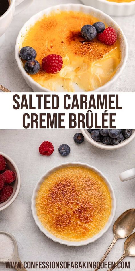 Creme Brulee Caramel, French Creme, Caramel Creme Brulee, Cream Brulee, Salted Carmel, Cheesecake Oreo, Milk Pudding, Creme Brulee Recipe, Brulee Recipe