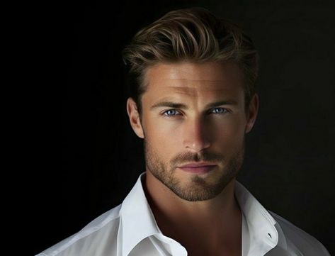 Chase Weston From Double Pucked By Lauren Blakely Men With Brown Hair And Brown Eyes, Bracia Monet, Scruffy Guys, Dark Sector, Brown Hair Male, Blue Eyed Men, Brown Hair Blue Eyes, Character Inspiration Male, Men Hair Color