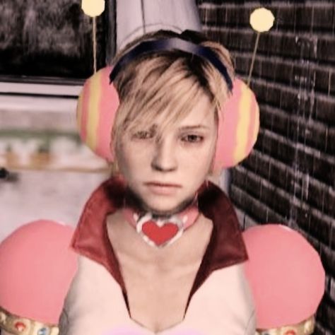 Princess Heart Silent Hill, Cheryl Mason Pfp, Spacehey Profile, Cheryl Mason, Fanart References, Silent Hill 3, Profile Themes, Silent Hill Art, Heather Mason