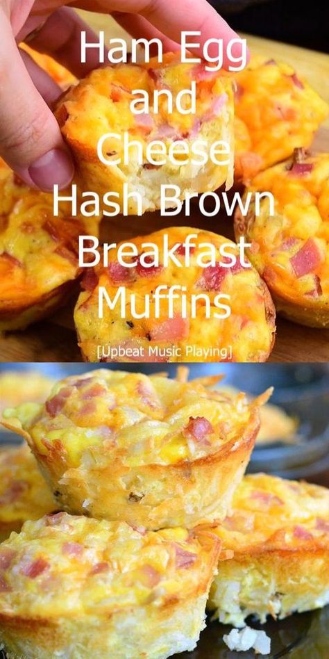 Easy Filling Breakfast On The Go, On The Go Egg Breakfast, Bob Villa Diy Projects, Egg And Ham Muffins Breakfast, Egg Muffins With Hashbrown Crust, Frozen Breakfast Prep, Egg Muffins Breakfast Ham, Hashbrown Breakfast Muffins, Pre Prepped Breakfast