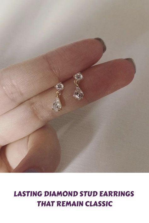 [CommissionsEarned] Gold Vermeil, Sterling Silver, Aaa Grade Diamond Simulants #smalldiamondstudearrings Simple Silver Jewelry Earrings, Cute Jewelry Earrings Silver, Prom Jewelry Silver Earrings, Cute Dainty Earrings, Earrings Gold Diamond, Elegant Stud Earrings, Classic Earrings Simple, Silver Stud Earrings Simple, Gold Jewellery Aesthetic Earrings