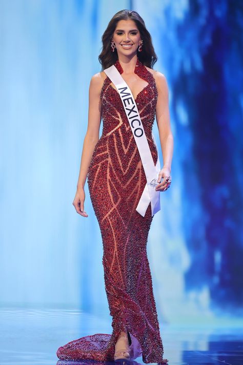 Miss Universe Mexico, Miss Mexico, Miss Universe Gowns, Miss Universe 2023, Miss Colombia, Beauty Pageant Dresses, Competitive Swimming Suits, Mexican Women, Miss India