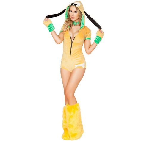 >> Click to Buy << Halloween Cosplay Dog Costumes For Wonder Women Sexy Fancy Animal Dog Cosutmes Jumpsuit Set  For Carnaval #Affiliate Pluto Costume, Full Body Costumes, Cartoon Costumes, Yellow Romper, Disney Halloween Costumes, San Gabriel, Theme Halloween, Dog Costumes, Dog Costume