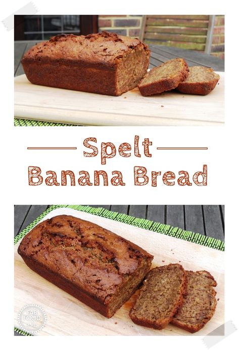 Alkaline Banana Bread, Alkaline Bread, Spelt Banana Bread, Spelt Flour Recipes, Spelt Recipes, Spelt Bread, Delicious Banana Bread, Gingerbread Recipes, Sophie Dahl