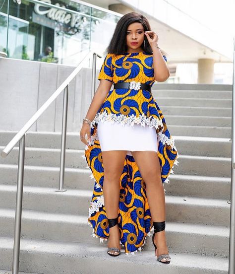 Dresses Ankara, African Tops For Women, Trending Dress, African Tops, African Print Tops, Short African Dresses, African Wear Dresses, Afrikaanse Mode, Fashion Skirts