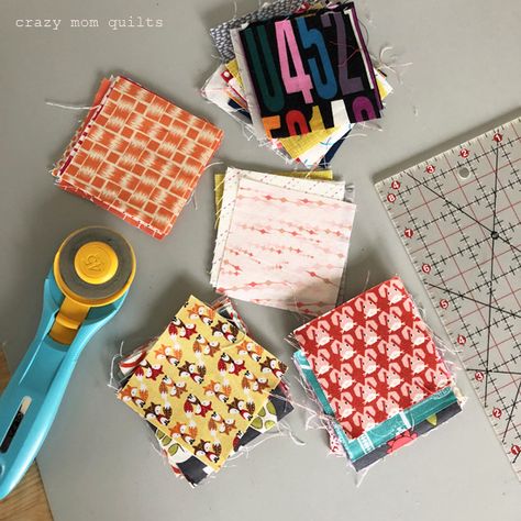 Crumb Quilt, Jean Quilt, Postage Stamp Quilt, Heather Ross, Crazy Mom, Queen Size Quilt, Quilt Block Tutorial, Scrappy Quilts, Patch Quilt