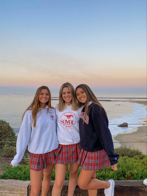 American School Uniform, American School Uniforms, Preppy School Uniform, Private School Uniforms, Tartan Mini Skirt, Princess Charm School, Group Photography Poses, School Uniform Fashion, School Uniform Outfits