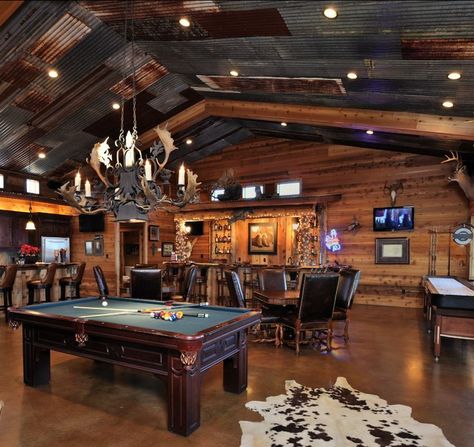 Man Cave Designs, Barn Bar, Best Man Caves, Rustic Man Cave, Man Cave Design, Men Cave, Ultimate Man Cave, Man Cave Room, Recreational Room