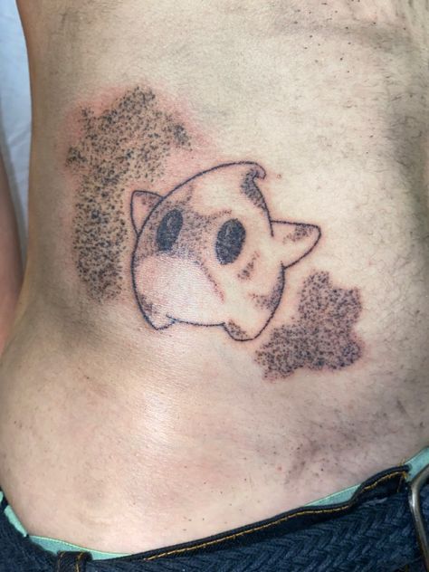 stick n poke mario galaxy Luma Mario Tattoo, Super Mario Galaxy Tattoo, Mario Galaxy Tattoo, Mario Star Tattoo, Luma Mario, Mario Tattoo, Mario Star, Stick N Poke, Super Mario Galaxy