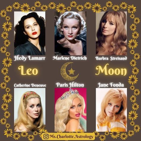 Ms. Maria Charlotte Hall🌸💫 (@ms.charlotte.astrology) • Fotos y videos de Instagram Famous Leos, Leo Moon, Moon In Leo, Sun Aesthetic, Pisces Moon, Dont Touch My Phone Wallpaper, Self Absorbed, Astrology And Horoscopes, Astrology Art