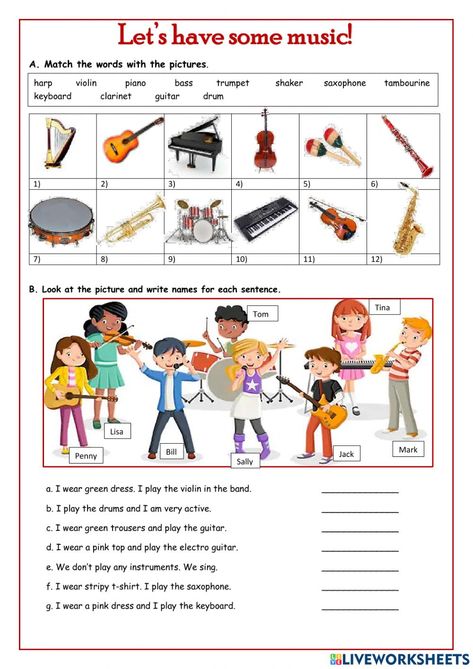 Music Class Worksheets, Free Music Worksheets, Music Language, Music Class Activities, Music Lessons For Kids, English Teaching Resources, Music Worksheets, Reading Music, About Music