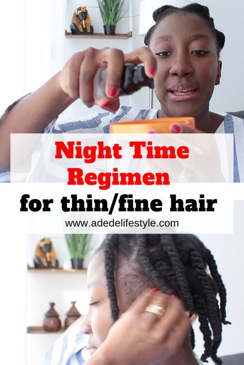 Curly Hair At Night, Hairstyles Fine Hair, Fine Hair Black Women, Hair At Night, Fine Hairstyles, Natural Hair Movement, Natural Hair Conditioner, Natural Hair Routine, Fine Natural Hair