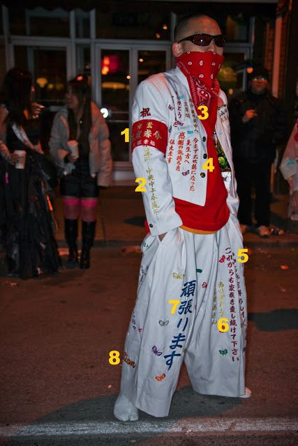 The Zombie Sartorialist: November 2010 Bosozoku Fashion, Halloween Block Party, Japanese Uniform, Full Stop, Biker Gang, The Dude, Thank You Mom, Love Your Family, Block Party