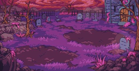 Love Lofi, Pixel Background, Halloween Desktop Wallpaper, Graveyard Scene, Gif Background, Pixel Art Background, Pixel Animation, Animated Banners, Icon Gif