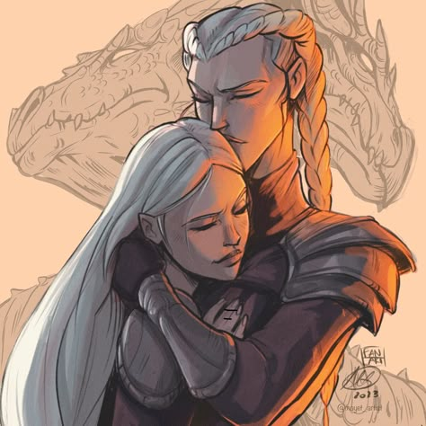 Queens Visenya and Rhaenys Targaryen. ❗️IMPORTANT NOTICE: OPEN COMMISSIONS! DM me for informations❗️ . . #houseofthedragon… | Instagram Visenya And Rhaenys Art, Rhaenys And Visenya Targaryen, Rhaenys And Meraxes, Visenya And Rhaenys Targaryen, Visenya Targaryen Fanart, Rhaenys Targaryen Art, Rhaenys And Visenya, Forest Elf Aesthetic, Targaryen Fanart