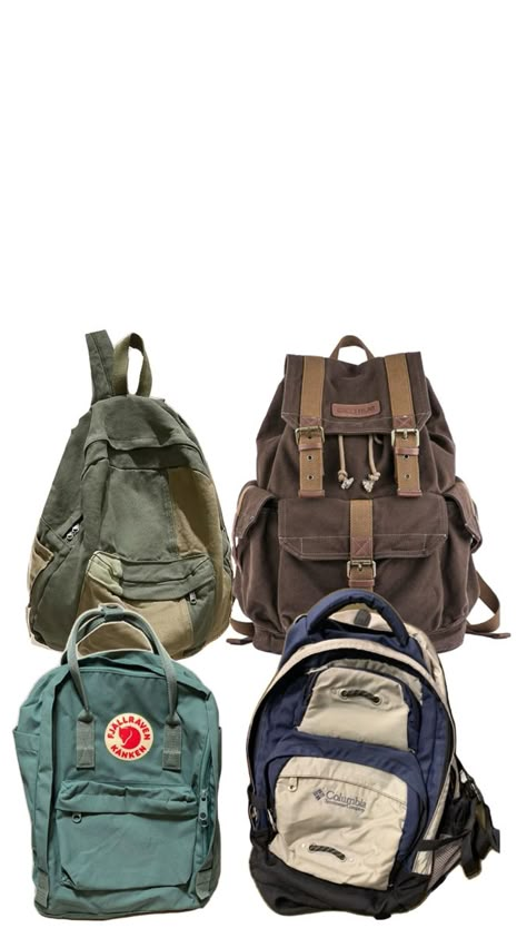 Aesthetic Backpack Vintage, Downtown Backpack, Collage Backpack, Skateboard Backpack, Aesthetic Backpack, Outfit Streetwear, Vintage Backpacks, Men's Backpack, Poses For Pictures