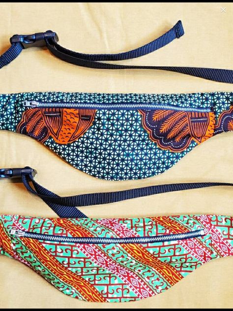 African Fabric Accessories, Ankara Design, Drawstring Bag Diy, Afro Caribbean, Ankara Bags, Course Ideas, African Bag, African Wear Styles For Men, Crochet Shoulder Bags