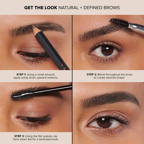 What it is: A dual-ended brow pencil for applying and blending eyebrow color. What it does: This double-duty brow pencil has a velvety brow pencil on one end and a brow brush on the other to blend eyebrow color. This creamy formula dries down to a Eyebrow Pencil Tutorial Step By Step, Pencil Tutorial Step By Step, Eyebrow Pencil Tutorial, Best Eyebrow Pencils, How To Do Eyebrows, Eyebrow Trends, Seasonal Makeup, Sparse Eyebrows, Eyebrow Color