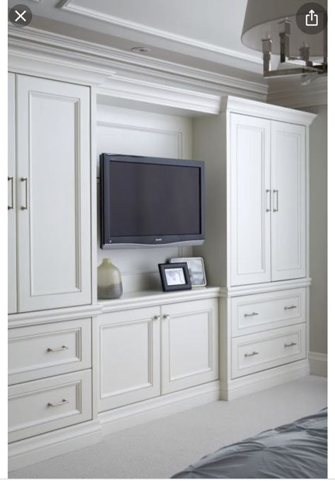 Built In Bedroom Cabinets, Bedroom Closet Ideas, Bedroom Built Ins, Bedroom Built In Wardrobe, Bedroom Closet Storage, Closet Built Ins, Built In Cupboards, Bedroom Cabinets, Wall Closet