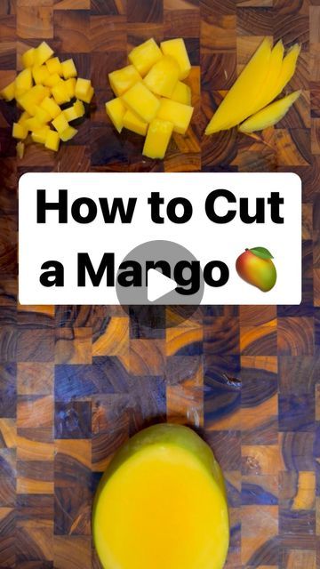 Trigg Ferrano | Creative Recipes & Cooking Tips | How to Cut a Mango... with a pint glass. #howto #cookingtips #kitchenhacks #lifehacks #cookinghacks #mango #tipsandtricks | Instagram How To Cut A Mango Easy, How To Cut A Mango With A Pit, How To Eat Mango, How To Cut Mango, Mango Cut, Creative Recipes, Mango Fruit, Cooking Hacks, Easy Video