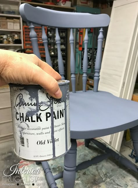 Chair Spindle Painting Tutorial Painted Chairs Diy, Painting Kitchen Chairs, Chalk Paint Brands, Painted Wooden Chairs, Painted Wood Chairs, Wooden Kitchen Chairs, Painted Kitchen Tables, Painted Chair, Wood Chairs