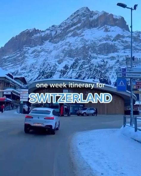 Switzerland Travel Itinerary, Switzerland Winter, Switzerland In Winter, One Week Itinerary, Switzerland Itinerary, Perfect Itinerary, Switzerland Travel, Winter Travel, Tag Someone