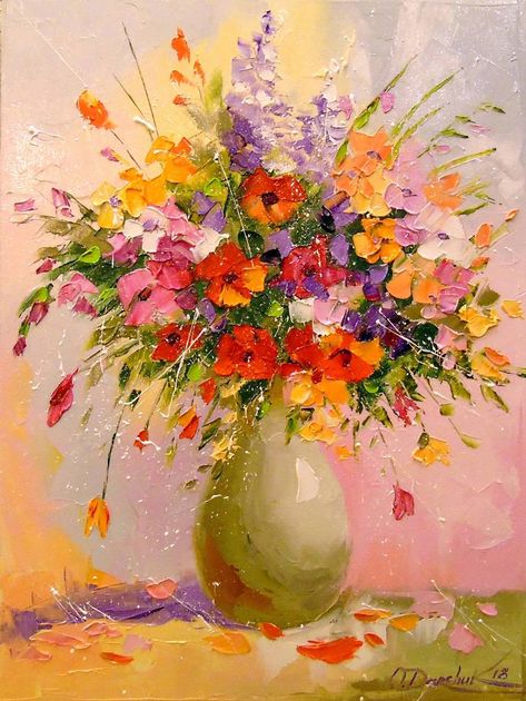 Bouquet of summer wild flowers.Olha  Darchuk Bouquets Of Flowers Painting, Painting Bouquet Of Flowers, Bouquet Painting Acrylic, Wildflower Bouquet Painting, Bouquet Of Flowers Painting, Bouquet Of Flowers Drawing, Wild Flowers Painting, Flowers Art Painting, Wild Flower Art