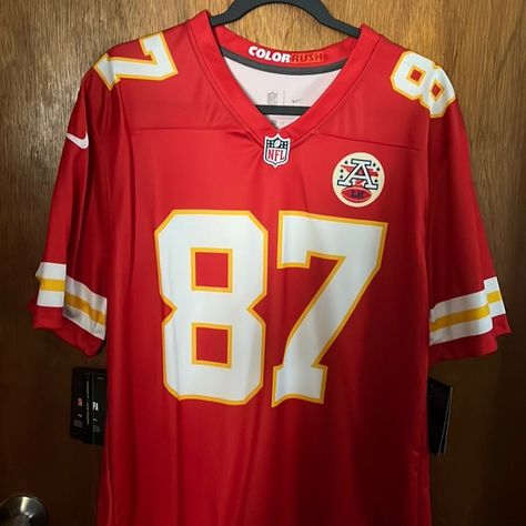 Nike NWT Travis Kelce Kansas City Chiefs Jersey Travis Kelce Shirt, Kansas City Chiefs Jersey, Travis Kelce Jersey, Chiefs Jersey, Kansas City Chiefs Shirts, Red Things, Chiefs Shirts, Dream List, Tour Outfits