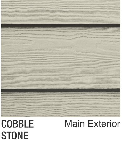 Hardie Board Vertical Smooth Siding & Shake - Cobble Stone Siding Colors For Houses, Hardie Board Siding, Hardie Board, Cobble Stone, James Hardie, Siding Colors, Stone Siding, House Siding, Exterior Stone