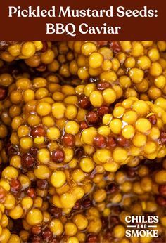 Mustard Seed Caviar, Mustard Caviar, Pickled Mustard Seeds, Pickled Sweet Peppers, Mustard Kitchen, Bbq Smoker Recipes, Preserving Vegetables, Homemade Mustard, Mustard Plant