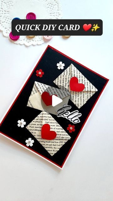 Homemade Gift Card Ideas, Big Card Ideas, Friendship Day Cards, Creative Card Making Ideas, Quick Diy, Folded Cards, Creative Cards, Paper Crafts Diy, Homemade Gifts