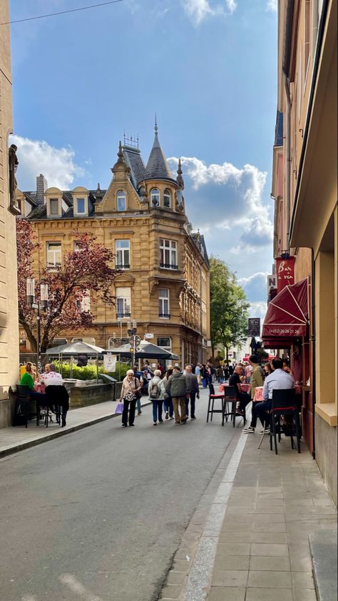 Fall Luxembourg City aesthetic old town Luxembourg City Aesthetic, Luxembourg Aesthetic, European City Aesthetic, India Travel Places, Aesthetic Old, Luxembourg City, City Pictures, Countries To Visit, Dream Travel Destinations