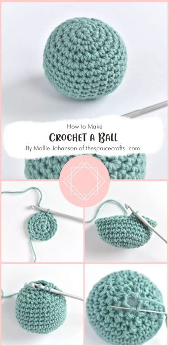 Best Crochet Ball Free Pattern Ideas - Carolinamontoni.com Small Crochet Ball, Crochet Ball Free Pattern, Crochet Ball Pattern, Crochet Keychain Patterns, Crochet Ornaments Free Pattern, Ball Crochet, Keychain Patterns, Crochet Keychains, Crochet Dress Pattern Free