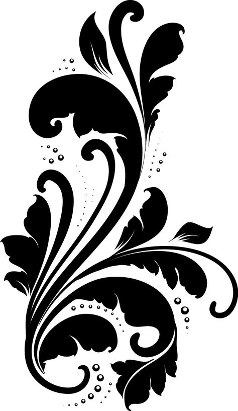 Aquarius Tattoos, Convert Image To Vector, Cafe Designs, Chicano Drawings, Drawing Stencils, Flower Stencil, Silhouette Stencil, Pola Sulam, Stencil Pattern