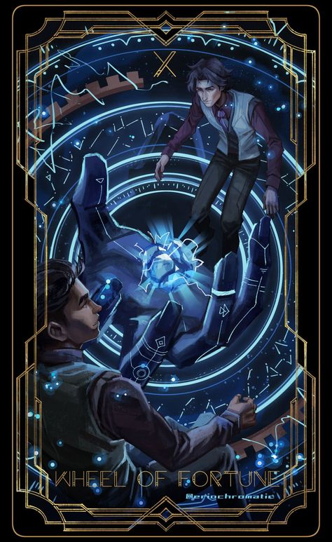 Jayce Viktor, Viktor Arcane, League Of Legends Poster, Jinx League Of Legends, League Of Legends Characters, Tarot Art, Wheel Of Fortune, Lol League Of Legends, League Of Legends