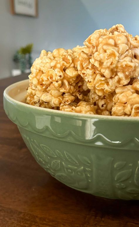 Old Fashioned Peanut Butter Popcorn Balls Old Fashioned Popcorn Balls Corn Syrup, Peanut Butter Popcorn Balls, Peanut Butter Popcorn, Peanut Butter Cream, Cream Of Tarter, Popcorn Balls, Top Secret Recipes, Under Lock And Key, Butter Popcorn