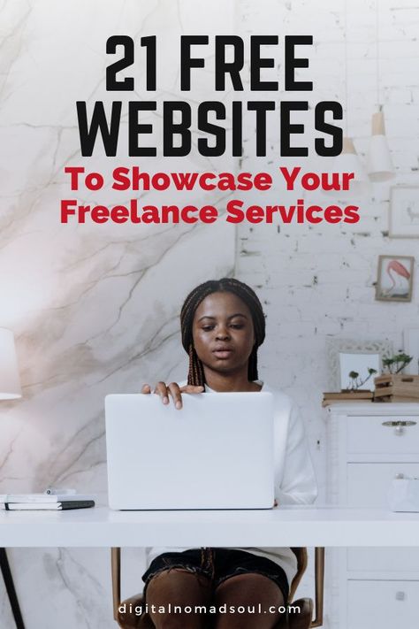 If you want to make money online as a freelancer, you need to have a  professional portfolio website to showcase your skills and services.  Check out these 21 FREE website builders that have beautiful templates  and make it super easy for you to create your own portfolio site!  #freelancing #remotejob #freelancertips #workonline #sidehustle  #bloggingtools #remotework #selfemployed Free Website For Business, Best Freelance Websites, Websites For Entrepreneurs, Best Free Website Builder, Freelancer Portfolio, Free Blog Sites, Easy Website Builder, Freelance Website, Freelancer Tips