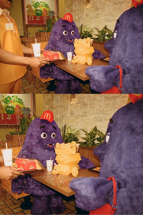 New Grimace Merc available now on our Shop, click the attached link to browse today! #GrimaceShake #Mcdonalds Grimace Costume Diy, Grimace Costume, Creepy Diy, Spy Gadgets, Costume Diy, Make Up Your Mind, Funny Shirt, Knights, Funny Shirts