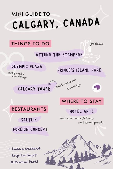 Calgary Canada Aesthetic, Things To Do In Calgary, Canada Places, Travel Itinerary Planner, Trip Aesthetic, Itinerary Planner, Calgary Stampede, Canada Travel Guide, Flight Attendant Life