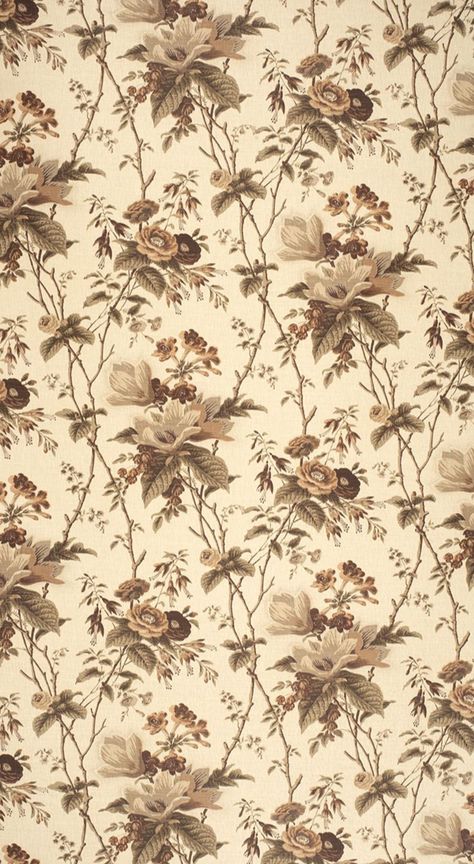 Brown Floral Background, Vintage Wallpaper Patterns, Patterned Fabrics, Silk Design, Victorian Wallpaper, Vintage Flowers Wallpaper, Classic Wallpaper, Theme Nature, Scrapbook Printing