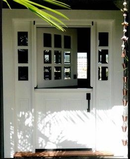 Dutch Doors - Transitional - Entry - Orange County - by OC Dutch Doors Doors Architecture, Transitional Entry, Dutch Doors, Garden Pond Design, Closet Lighting, Pond Design, Dutch Door, Small Room Design, Garden Pond