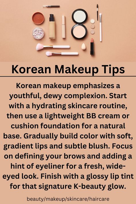 Korean makeup tips
Dewy skin
Gradient lips
korean makeup guide
K-beauty tutorial
Youthful complexion
#KoreanMakeup
#DewySkin
#GradientLips
#KBeautyTips
#YouthfulGlow Face Bloat, Slim Your Face, Dewy Look, Glossy Skin, Gradient Lips, Korean Makeup Tips, Best Foundations, Makeup Artist Tips, Basic Makeup