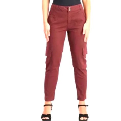 New With Tags. Pristine New Condition. New Pistola Womens Charlie High-Rise Relaxed Ankle Cargo Utility Pants Relaxed Fit. Cropped. Buttoned Utility Pockets. Size 28. Approximate Flat Measurements: 15” Across The Waist. 10” Front Rise. 11” Back Rise. 25” Inseam. Color: Red Saint (Maroon / Dark Red) -98% Cotton, 2% Spandex -Imported -Hand Wash Cold New With Tags, In Pristine Condition For First-Time Poshmark Purchasers, Use Code Maitely For $10 Off Any Item. Pi102 Straight Leg Khakis, Olive Pants, Paperbag Pants, High Rise Denim Jeans, Black Cropped Pants, Purple Pants, Pant Trends, Boho Pants, Utility Pants