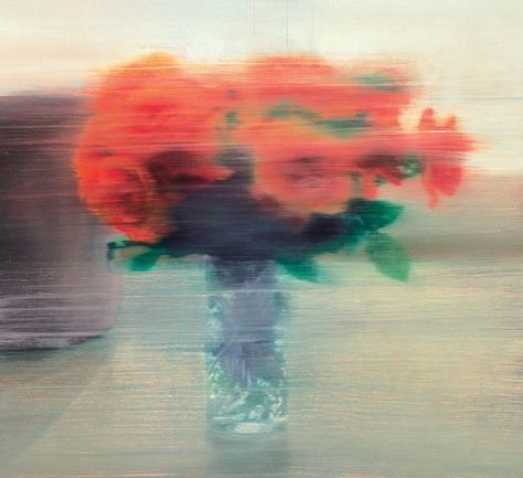 Gerhard Richter Gerhart Richter, Gerhard Richter Painting, Gerhard Richter, Action Painting, Experiential, Art Sculpture, Orange Flowers, Ikebana, Contemporary Paintings