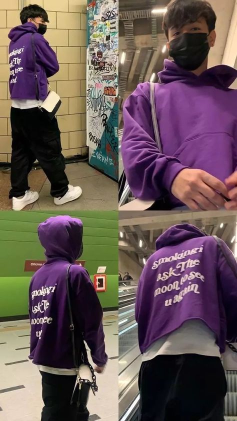 9:16 | 2x2 [purple portrait] - ig story overlay/layout #rppurpose Story Overlay, Purple Portrait, Purple Windbreaker, Windbreaker Outfit, Ig Story, Rain Jacket, Layout, Purple