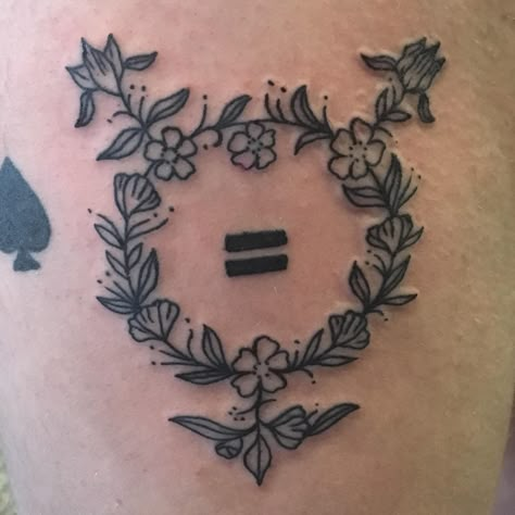 Floral Transgender Symbol by Matt Wolf at Electric Hand Tattoo in Nashville Therapy Tattoos, Trans Tattoo Ideas, Equality Tattoo, Ftm Tattoo, Transgender Tattoo Ideas, Transgender Tattoo, Trans Tattoo, Lgbtq Tattoos, Free Spirit Tattoo