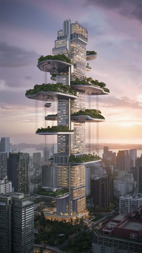 Hi Friends Some Surprise able Thing is waiting for you click on the given below link Futuristic City Design, Ultra Modern Architecture, Suspended Building, Green City Concept, Futuristic City Concept Art, Utopian City, Eco Friendly Architecture, Dynamic Architecture, City Concept